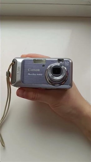 🕰️Old school vibes - Canon PowerShot A450 digital camera #Y2K #Nostalgia #2000s #Digicam #Shorts