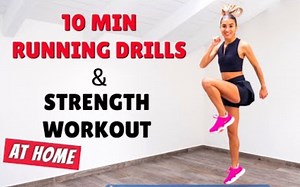 【The Fashion Jogger】10分钟跑步技巧与力量训练