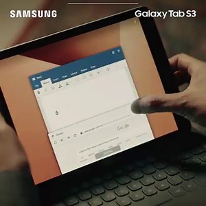 【Galaxy Tab S3 - 一機多用 創造非凡成就】 俗語有云「工欲善其事，必先利其器」，Galaxy Tab S3配備強勁效能，俾你更流暢執行多項任務，配以專用鍵盤，用埋 Office Apps, 工作更得心應手，能夠一機多用嘅，先至係皇者！ #GalaxyTabS3 #筆一樣嘅Tablet #一機多用 產品詳情: http://www.samsung.com/hk/galaxytabs3/ Galaxy Tab S3建議零售價: 港幣4,998元起 鍵盤保護套建議零售價: 港幣899元 影片只供參考 | Samsung