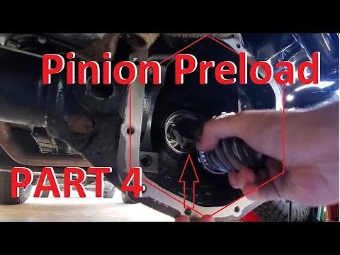 Part 4 How to install a ring pinion in the driveway & setting up preload D44 M220 M210 crush sleeve