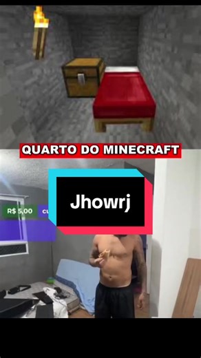 Construções no Minecraft: Quarto do Jhowrj