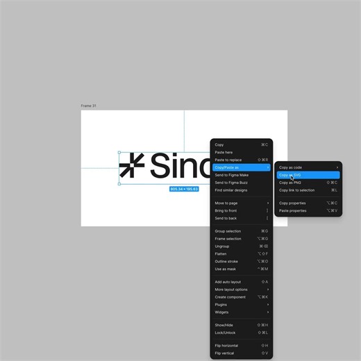 The fastest way to move a logo from Figma to your brand kit. #logo #brandkit #graphicdesign #figma