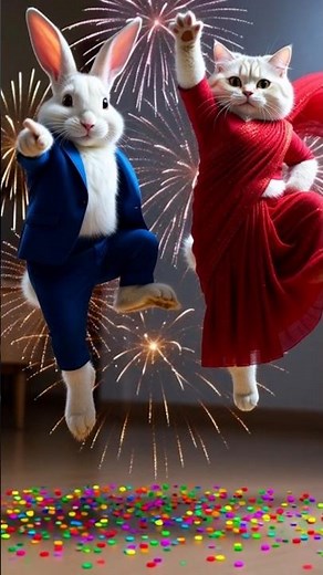 Param Sundari Dance | White Rabbit & White Cat | Super Fast Performance 😍🔥