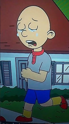 classic caillou crying