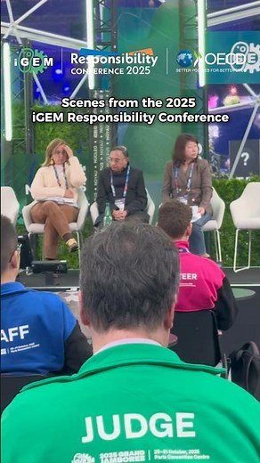 Scenes from the 2025 iGEM Responsibility Conference!
