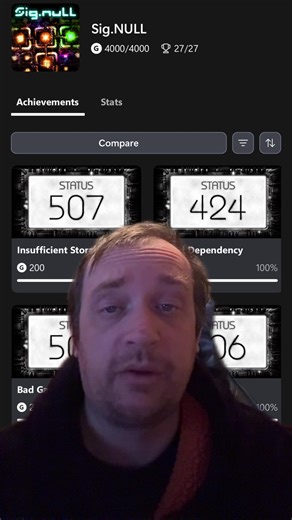 Going over all the games I completed this year Sig.Null #signull #yearinreview #gamecompletions