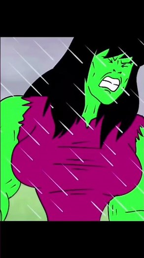she hulk tranfomation animation