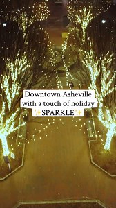 Downtown Asheville is dressed in its holiday best✨ --- 🎥: MsPearl Productions | Visit Asheville