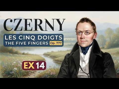 🎹 Master 5 Fingers Independence on Piano! Czerny Op. 777 Ex. 14 | EASY Piano Tutorial