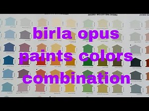 birla opus paints colors combination | birla wall colors card | birla opus colour card