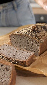 This 1-Ingredient Gluten-Free Buckwheat Bread recipe is an absolute game-changer! I've been making it every single week since early 2022, and it never disappoints! It's incredibly easy, delicious, and super nourishing. Recipe is in the comments 💕 | Plantbaes