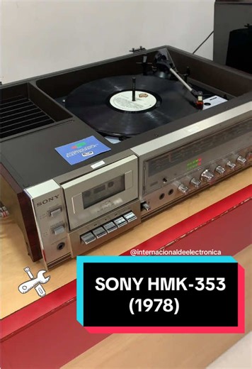 ✅🔧 SONY HMK-353BS (1978) 👉🏽cambio de control de vol 👉🏽reparación de tornamesa 👉🏽reparación de casetera 👉🏽cambio de filtros #vintagevibes #nostalgia #reparacion #tornamesa #vynil