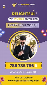 Delightful Digit Deals VIP Mobile Numbers! . Grab it Now or Regret it Later! Hurry Up! WhatsApp: 70091-70092 https://wa.link/xo047q . For More Information, Visit our Website: https://www.vipnumbershop.com/ . . . . #vipmobile #vipnumber #vipmobilenumber #mobilenumber #number #trending #luxury #celebritynumber #luxurylifestyle #fancymobilenumber #vipnumbershop #luxurymobilenumber [ VIP Mobile , VIP Number , VIP Number Shop , Luxury Number , Fancy Mobile , Exclusive Number , Premium Mobile , VIP Fa