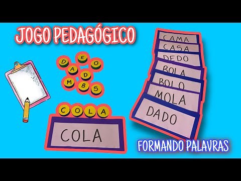Jogo Pedagógico | Formando Palavras | Alfabetização