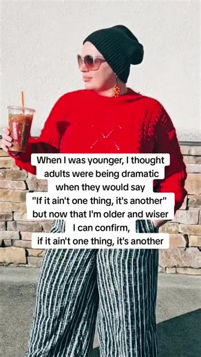 Turns out ‘if it ain’t one thing, it’s another’ wasn’t drama… it was foreshadowing #40s #genx #40sclub #relateable #aging