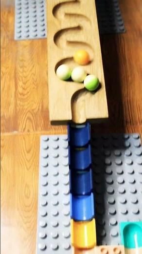 Epic DIY Marble Run with Building Blocks 🟡 🟢