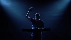 Musician Silhouette Playing On Synthesizer Piano Stock Footage Video (100% Royalty-free) 1056690227 | Shutterstock