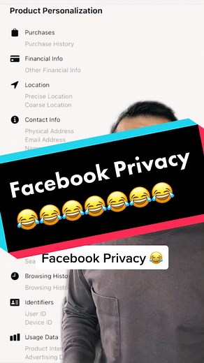 #facebook is always watching 🥸 #tailormadetech #BoseAllOut #privacy #iphone #apple #tech #privacyprotection #facebookprivacy #facebooktracking #fyp