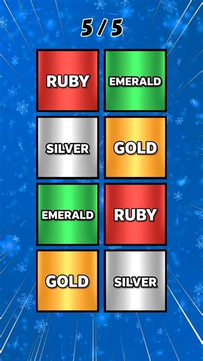 SAY THE COLOR ON THE BEAT CHALLENGE | SILVER EMERALD RUBY GOLD