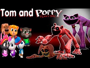 Smiling Critters and Poppy PlayTime in game Talking Tom and Friends