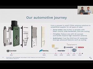 IWPC Webinar - Novel Multi Layer Waveguide technology for high frequency low loss antennas