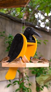 Follow along and build a simple, adorable bird feeder from start to finish. #DIYStepByStep #WoodworkingHowTo #CraftingIdeas #BirdFeederDIY | Woodworking Tools
