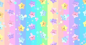 Kawaii Stars Pattern