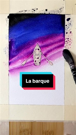 L’astuce pour créer une barque galactique ! #dessin #art #tiktokart | art