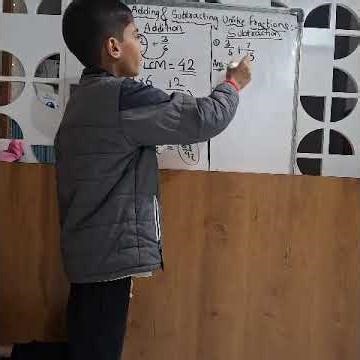 Adding and subtracting unlike fractions.