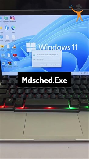 Secret Computer Trick! mdsched.exe Se Slow PC Ko Fast Banao 💻⚡