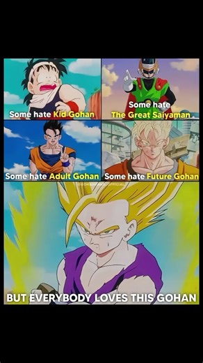 Some Hate Every Gohan… But Everyone Loves THIS Gohan 💔🔥 #anime #gohan #dragonball