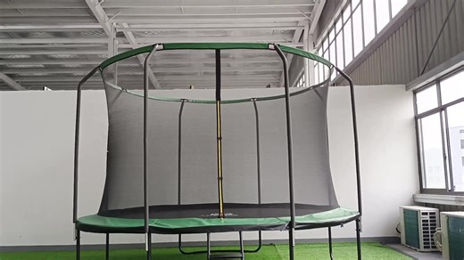 Zoshine Outdoor Kids Trampoline with Safety Enclosure Net 12FT Heavy Duty Jumping Mat and  Trampoline Tent on Sale