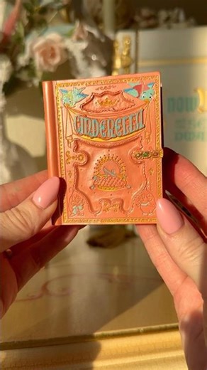 Disney Princess Books but make them ✨Miniature ✨ opening and listening to Cinderella 🦋✨✨