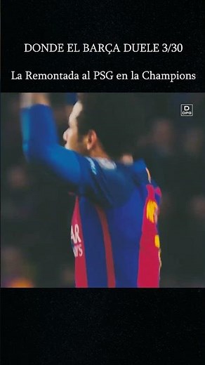 ⚡️🔥 Barça 6-1 PSG comeback | Sergi Roberto's eternal goal #short #FCBarcelona #championsleague