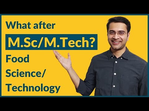 What After M.Sc/M.Tech Food Science/Food Technology | Career Guidance