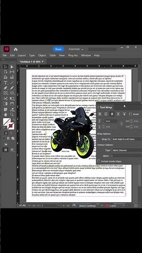 How to use text wrap in indesign | InDesign Text Wrap Tutorial 🚀