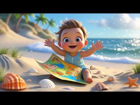 Baby and the Secret Pirate Island Map 🏴‍☠️🗺️ | Treasure Hunt Adventure for Kids | Learn Exploration