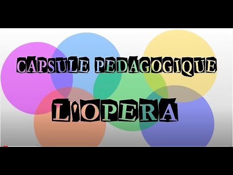 capsule pédagogique : L'opéra
