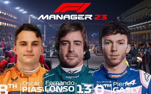 F1车队经理 2023赛季mod 车手阵容 自用涂装预览