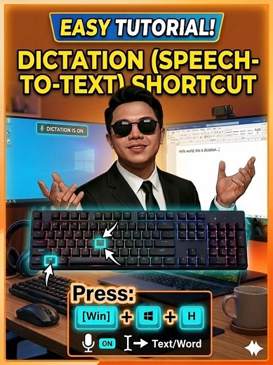 Paano Gumamit ng Speech to Text sa PC o Laptop (Easy Shortcut)