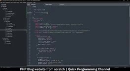 PHP Blog website from scratch | Responsive + Source code | Quick programming tutorial