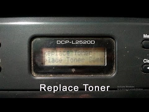 DCP L2520D Replace Toner | Brother Printer Reset