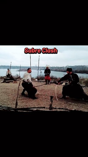 Sabre Clash #systema #cossack #circassian #sword #hema #anggar #казак #черкесский #шашка #фланкировка #shorts #reels | Dhany Makita
