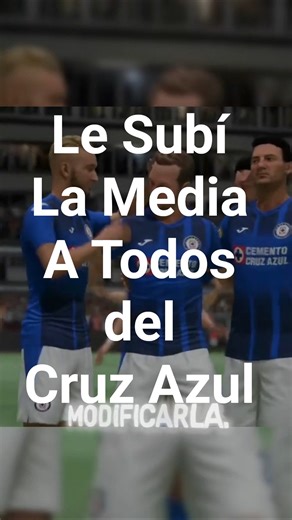 Cruz Azul con MEDIAS REALES 2026 en FIFA 22 😱 #fifa #ligabbvamx #fifamodocarrera