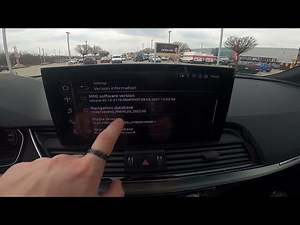 How to Find and Manage Software Settings in AUDI Q5 II ( 2017 - now ) - Check Software Version