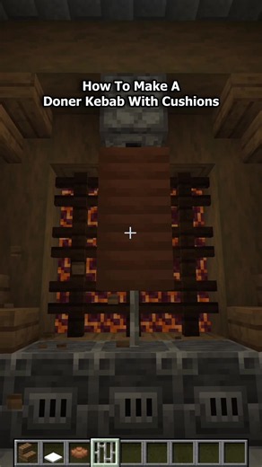 How to Make a Kebab Using Cushions in Minecraft