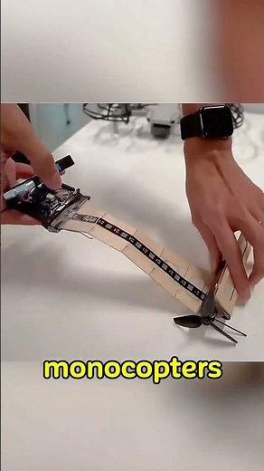 Palm-Sized Flying Machine That Never Crashes | Singapore Monocopter Innovation#technology