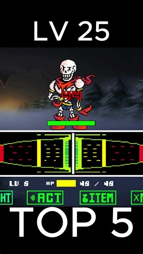 Mastering the Top 5 MISS Most Powerful Undertale AU Attacks 🎮 #Shorts #undertale