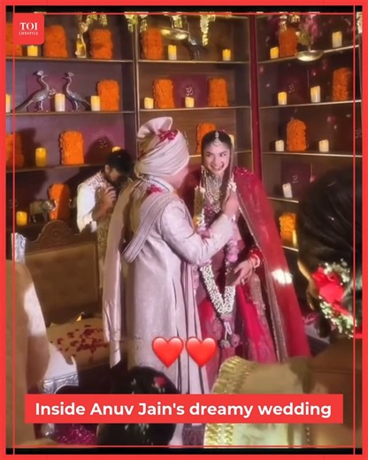 9.1K views | Indie sensation #AnuvJain is now married to his his longtime girlfriend Hridi Narang in a beautiful traditional wedding ceremony. Here's a glimpse | ETimes Lifestyle | Facebook