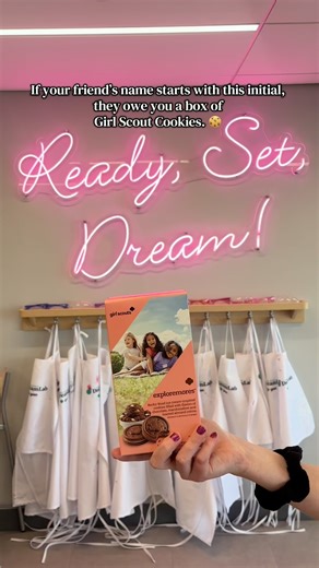 Don't blame us! The alphabet said your friend owes you Girl Scout Cookies. 🤷‍♀️ ✨ Drop their name and grab your own box online! https://bit.ly/4pW9StK | Girl Scouts Spirit of Nebraska